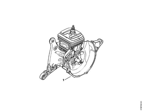 Cortadores de ferro e pedra (TS) TS 410 Numero da máquina da marca Stihl
