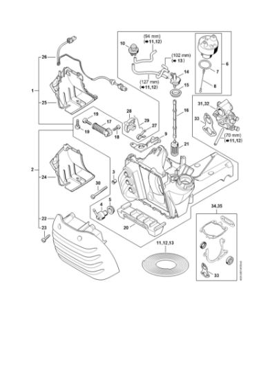 Imagem de Caixa do tanque TS 410-A