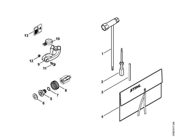 Cortadores de ferro e pedra (TS) TS 420-A Ferramentas, Acessórios especiais da marca Stihl