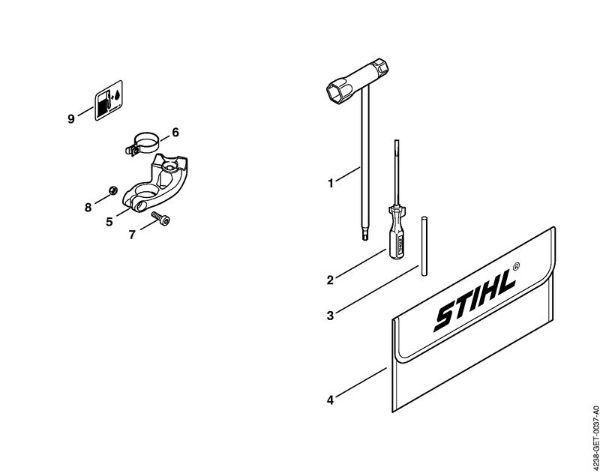 Cortadores de ferro e pedra (TS) TS 440-A Ferramentas, Acessórios especiais da marca Stihl
