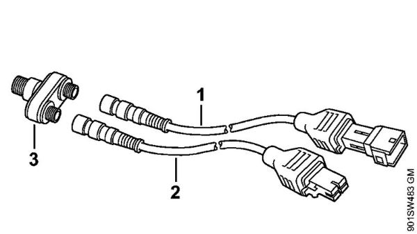 Cortadores de ferro e pedra (TS) TS 480i-A Cabo de diagnóstico Injecção da marca Stihl