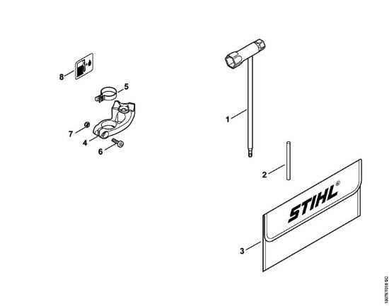 Cortadores de ferro e pedra (TS) TS 500i-A Ferramentas, Acessórios especiais da marca Stihl