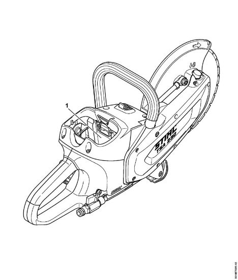 Cortadores de ferro e pedra a bateria (TSA) TSA 230 Numero da máquina da marca Stihl