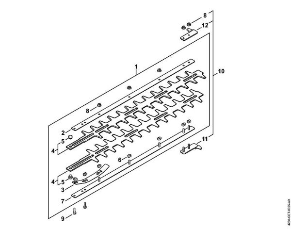 Cortadores de sebes (HL) HL 100 K Lamina 0Â°, 30Â°, 0Â° - 90Â° (24.2005) da marca Stihl