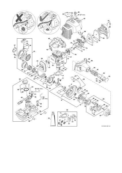 Imagem de Mecanismo propulsor até a Numero da máquina 514399784 HL 91 KC-E