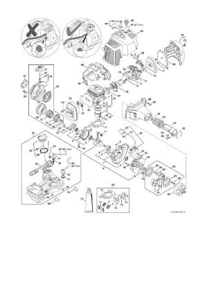 Imagem de Mecanismo propulsor até a Numero da máquina 514368761 HL 94 C-E