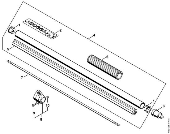Cortadores de sebes (HL) HL 95 Haste HL 95 da marca Stihl