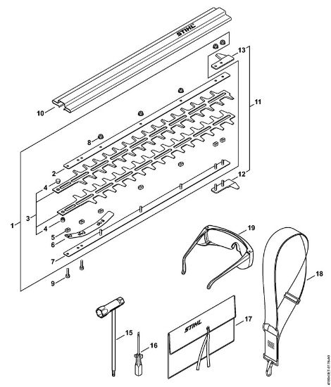 Cortadores de sebes (HL) HL 95 Lamina, Ferramentas da marca Stihl