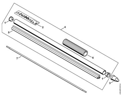 Cortadores de sebes (HL) HL 95 K Haste HL 95 K da marca Stihl