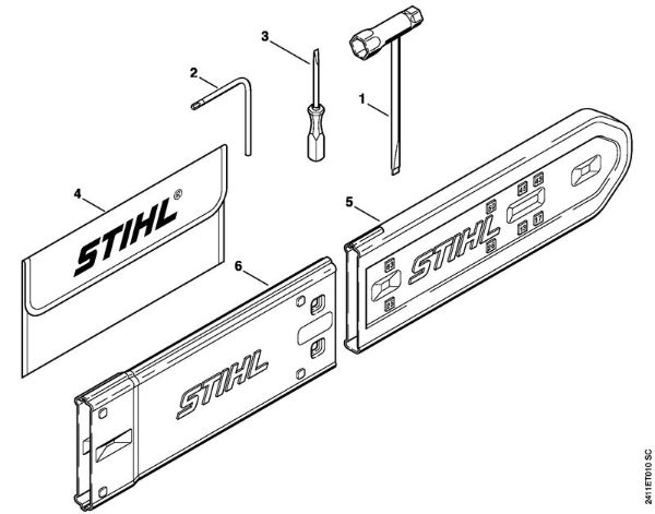 GS 461 GS 461 Ferramentas, Acessórios especiais da marca Stihl