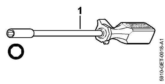 Corta-sebes (HS) HS 56 C-E Chave de fenda da marca Stihl