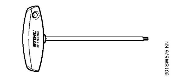 Corta-sebes (HS) HS 56 C-E Chave de fenda T27x150 da marca Stihl