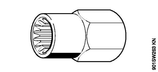 Corta-sebes (HS) HS 81 RC-E Ferramenta de montagem Tambor da embreagem de roçar da marca Stihl