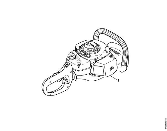 Corta-sebes (HS) HS 81 T Numero da máquina da marca Stihl