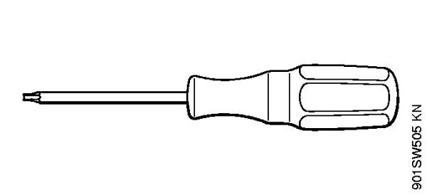 Corta-sebes (HS) HS 82 R Chave de fenda T8 da marca Stihl