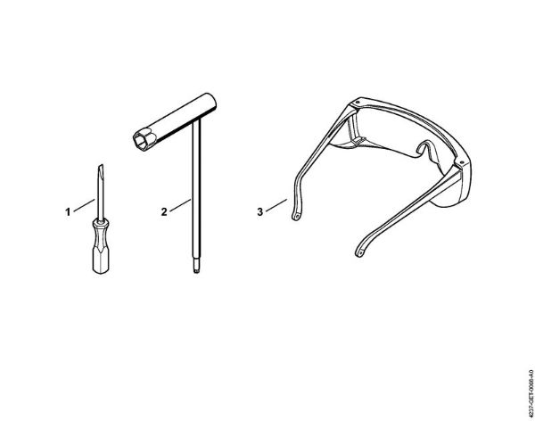 Corta-sebes (HS) HS 82 T Ferramentas, Acessórios especiais da marca Stihl