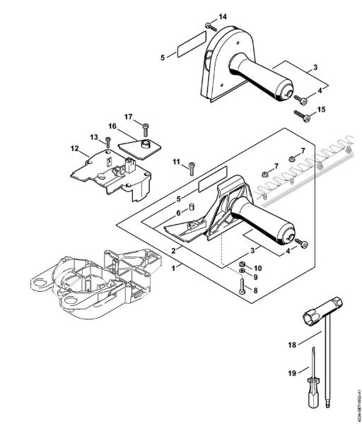 Corta-sebes (HS) HS 85 Cabo da mão HS 85, Ferramentas da marca Stihl