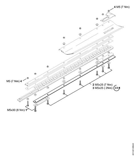 Corta-sebes (HS) HS 87 R Binários de aperto da marca Stihl
