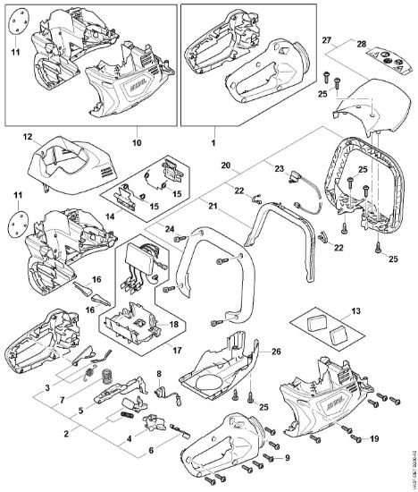 Imagem de Caixa do cabo, Cárter do motor, Módulo electrónico HSA 100.0