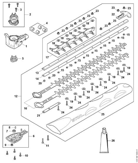 Imagem de Engrenagem, Motor eléctrico, Equipamento de corte HSA 100.0