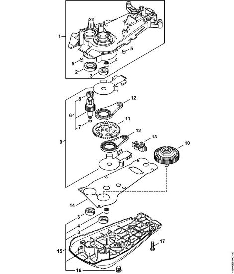Corta-sebes alimentados a bateria (HSA) HSA 130.0 T Engrenagem HSA 94 T da marca Stihl