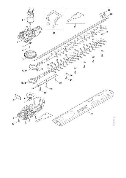 Imagem de Engrenagem, Motor eléctrico, Equipamento de corte HSA 56