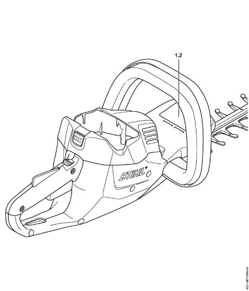 Corta-sebes alimentados a bateria (HSA) HSA 56 Numero da máquina da marca Stihl
