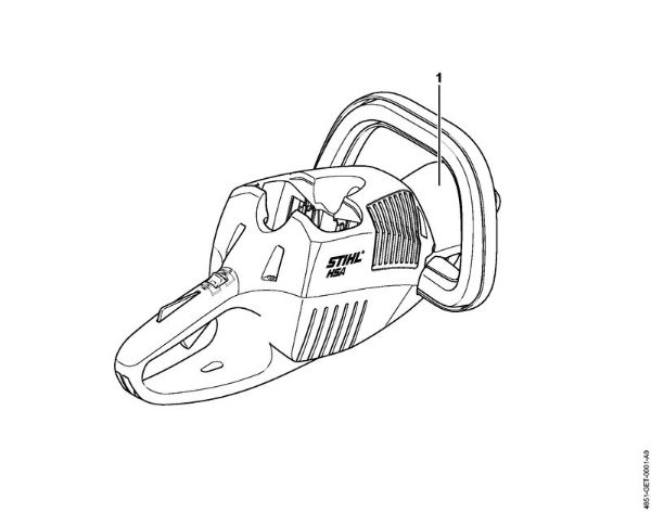Corta-sebes alimentados a bateria (HSA) HSA 66 Numero da máquina da marca Stihl