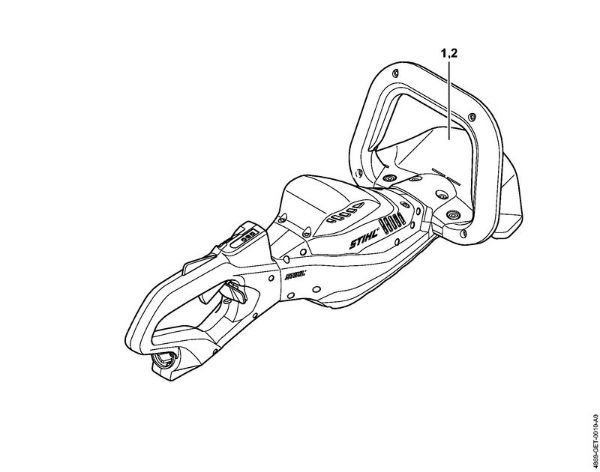 Corta-sebes alimentados a bateria (HSA) HSA 94 R Numero da máquina da marca Stihl