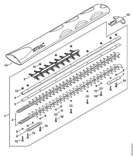 Corta-sebes alimentados a bateria (HSA) HSA 94 T Equipamento de corte 750 mm T da marca Stihl