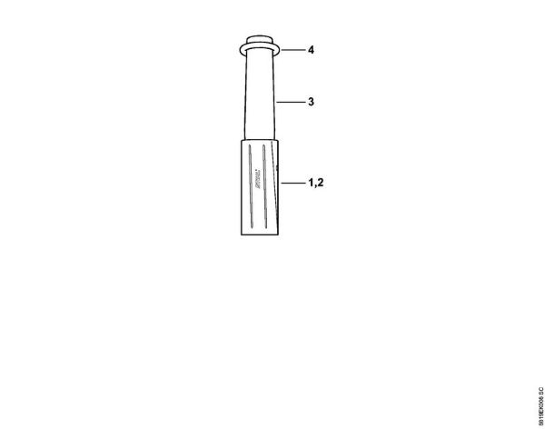 Ferramentas manuais Cunha de abate e cunha para rachar 980 g Cunha de abate da marca Stihl