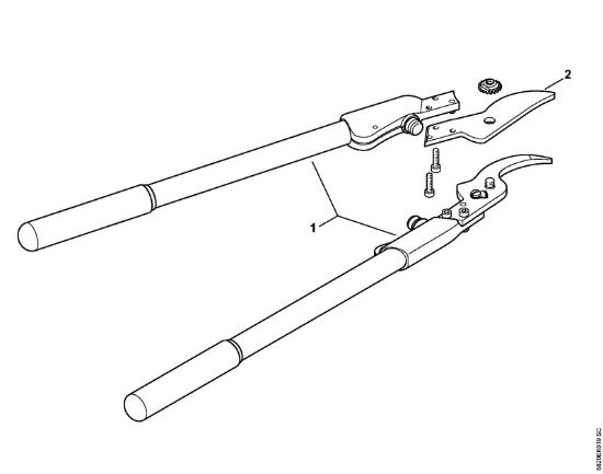 Tesouras Tesoura de poda F210A-60 Tesoura de poda F210A-60 da marca Stihl