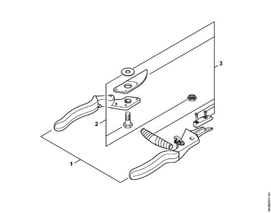 Tesouras Tesoura de podar F31 Tesoura de podar F31 da marca Stihl
