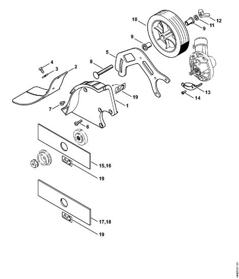 Ferramentas combinadas (-KM) FCB-KM - 4180 FCB-KM Protecção da marca Stihl