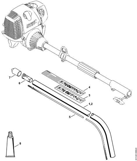 Ferramentas combinadas (-KM) FSB-KM Haste da marca Stihl