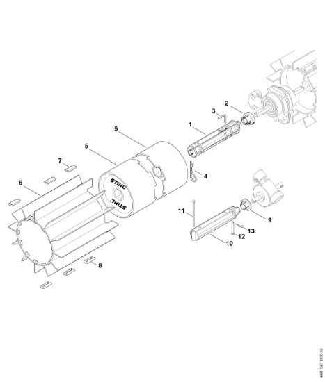 Imagem de KW-KM Máquina com rolo para varrer KW-KM