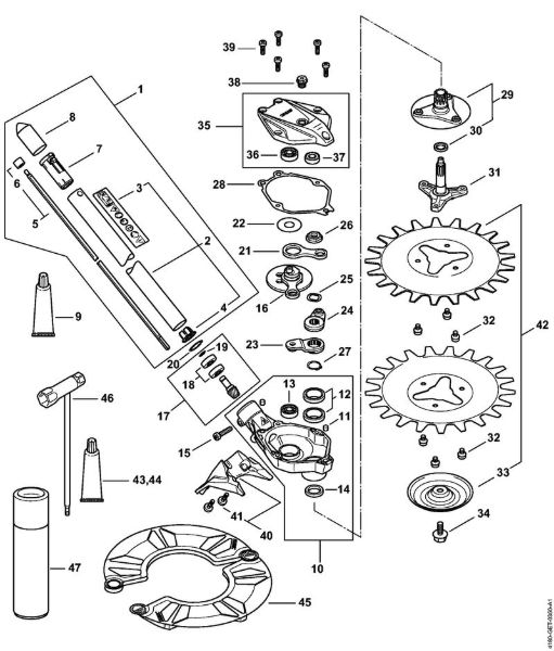 Ferramentas combinadas (-KM) RG-KM Peças de reposição RG-KM da marca Stihl