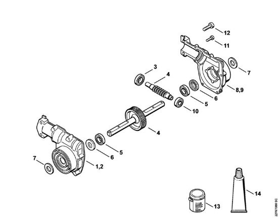 Ferramentas de anexo BF BF Engrenagem da marca Stihl