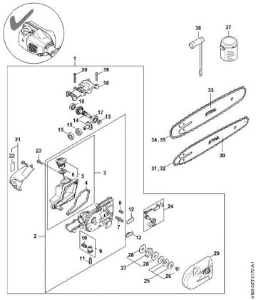 Imagem de Engrenagem 3/8'' 7d HT
