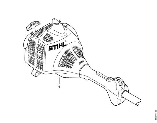 Motores combinados (KM) KM 55 RC-E Numero da máquina da marca Stihl