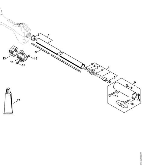 Motores combinados (KM) KM 56 RC-E Haste KM 56 C da marca Stihl