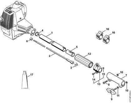 Motores combinados (KM) KM 85 Haste da marca Stihl