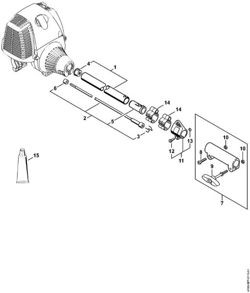 Motores combinados (KM) KM 90 Haste KM 90 da marca Stihl