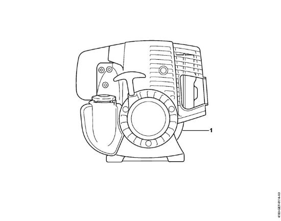 Motores combinados (KM) KM 90 R Numero da máquina da marca Stihl