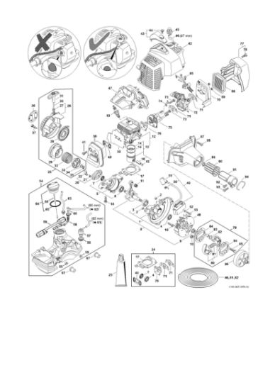 Imagem de Mecanismo propulsor até a Numero da máquina 514291126 KM 94 RC-E
