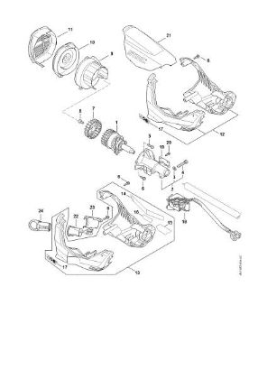 Imagem de Motor eléctrico, Carcaça do motor KMA 130 R