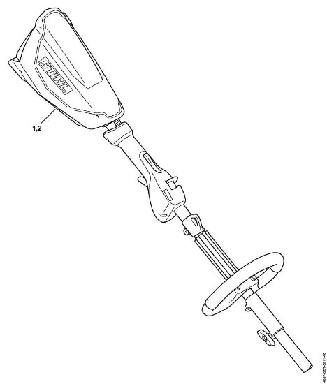 Motores combinados a bateria (KMA) KMA 130 R Numero da máquina da marca Stihl