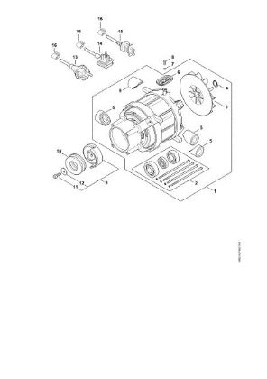 Imagem de Motor eléctrico, Linha de conexão RE 100