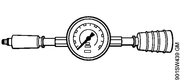 Lavadora de alta pressão eléctrica (RE) RE 106 K Manómetro de controlo da marca Stihl