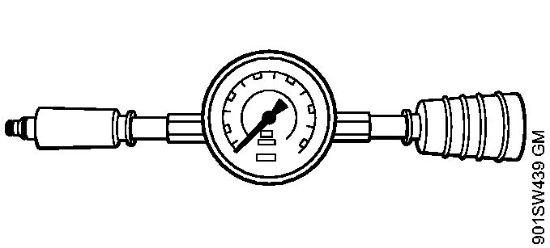 Lavadora de alta pressão eléctrica (RE) RE 108 Manómetro de controlo da marca Stihl